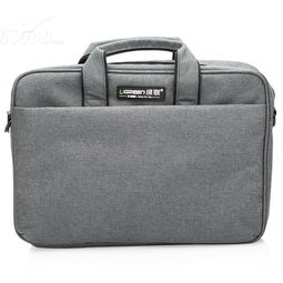 綠聯(lián)30315 筆記本電腦包 蘋(píng)果 聯(lián)想單肩手提包 抗震 防水電腦專用包 15寸 灰色家電配件產(chǎn)品圖片3素材 it168家電配件圖片大全